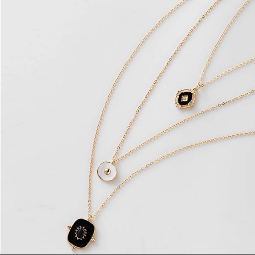 Layered Charm Necklace